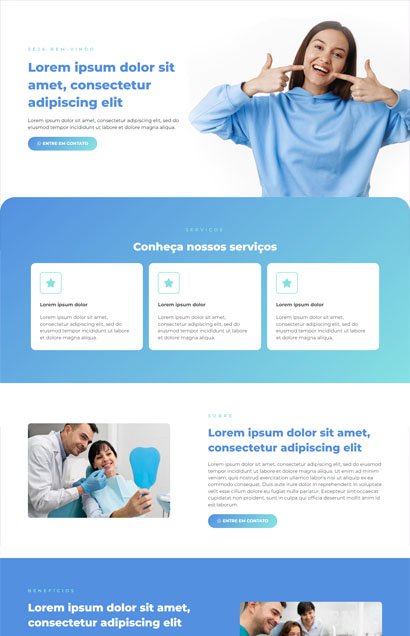 site para clinica odotonlogica e dentista
