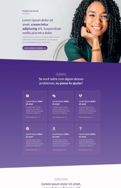site para psicologa